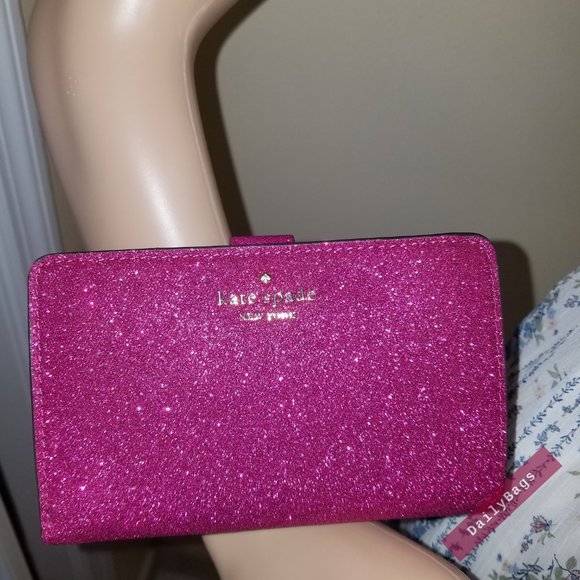 kate spade Handbags - BOXED MEDIUM COMPACT WALLET KATE SPADE PINK